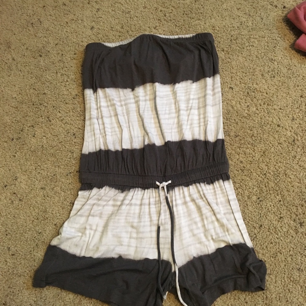 Striped romper